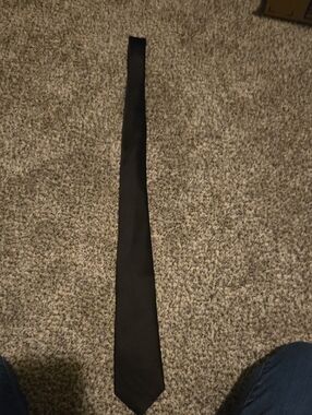 Nwot Pronto Uomo Black Silk Necktie